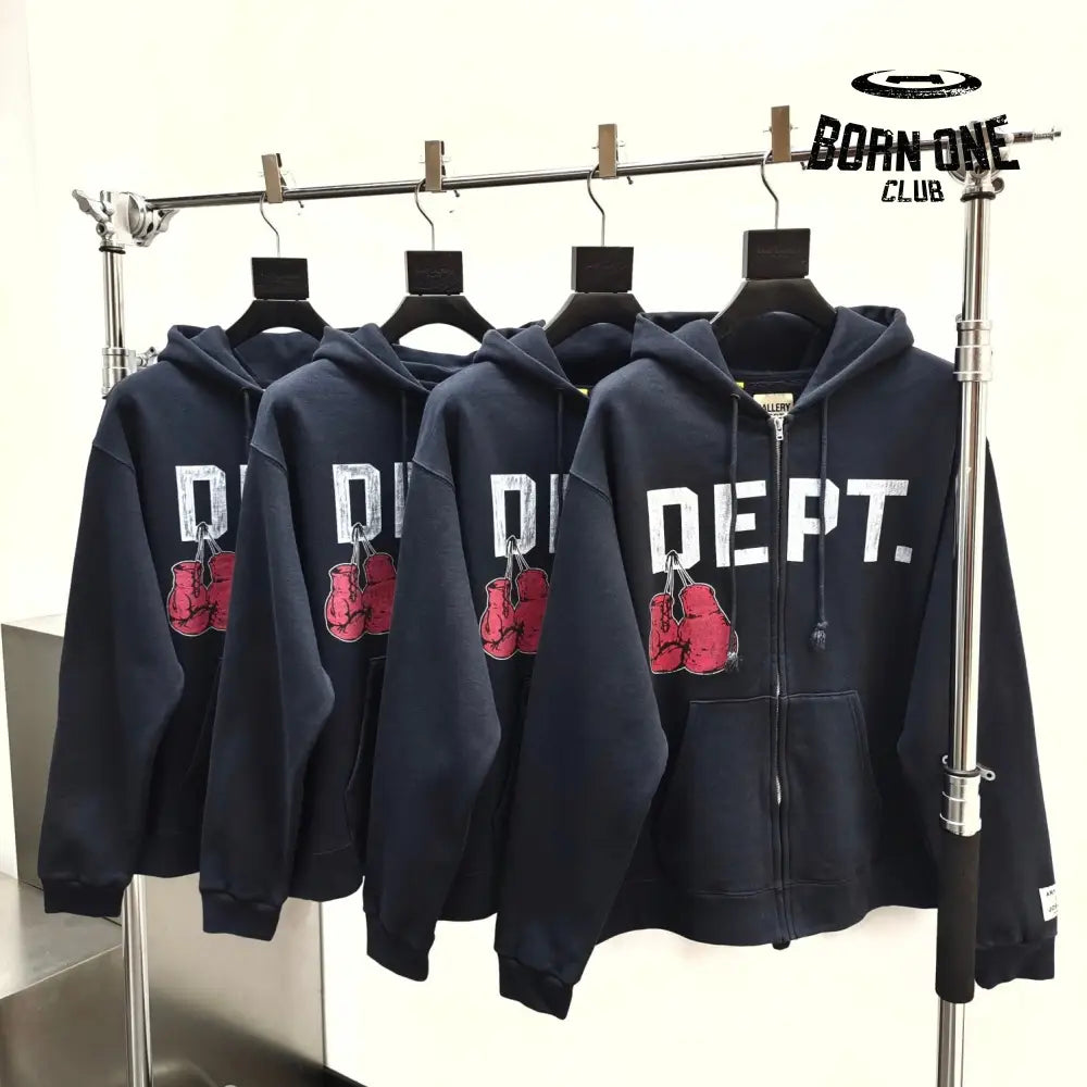 GALLERY DEPT. BOXING MERCH ZIP HOODIE Moletom
