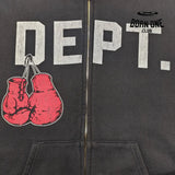 GALLERY DEPT. BOXING MERCH ZIP HOODIE Moletom