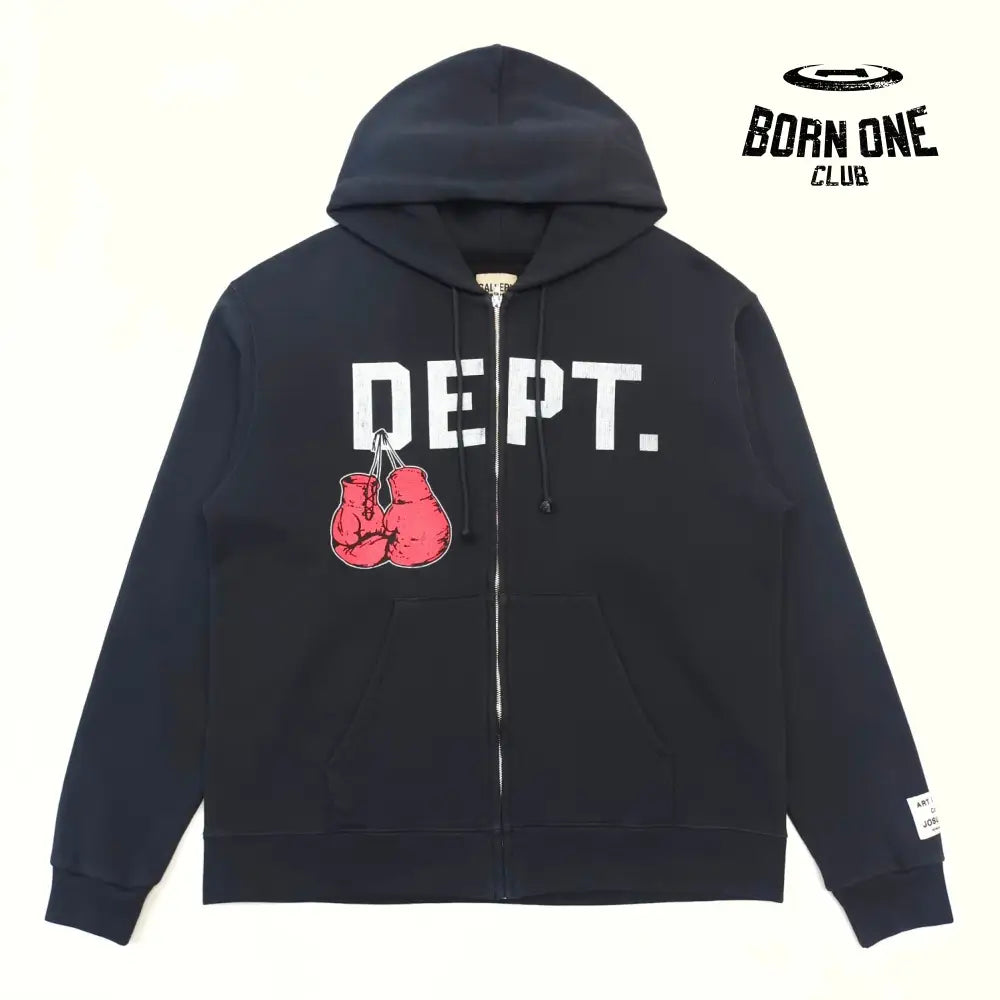 GALLERY DEPT. BOXING MERCH ZIP HOODIE Moletom S