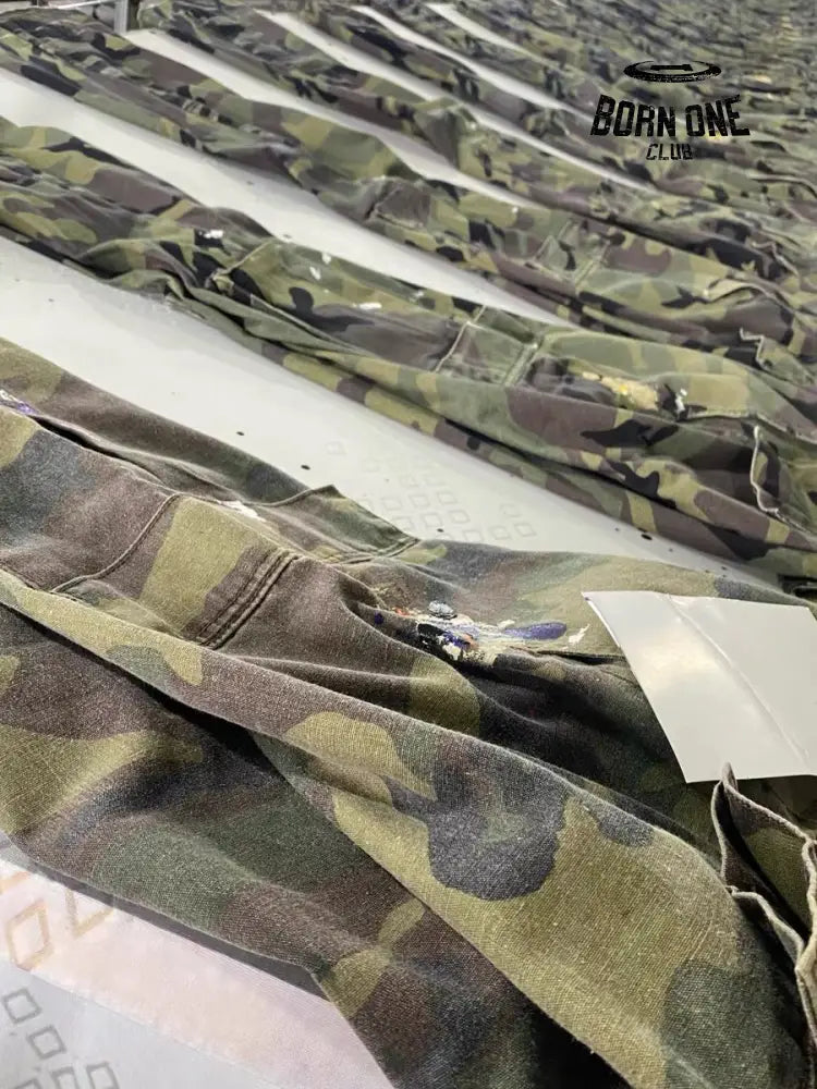 GALLERY DEPT CAMO FLARE PANTS Calça