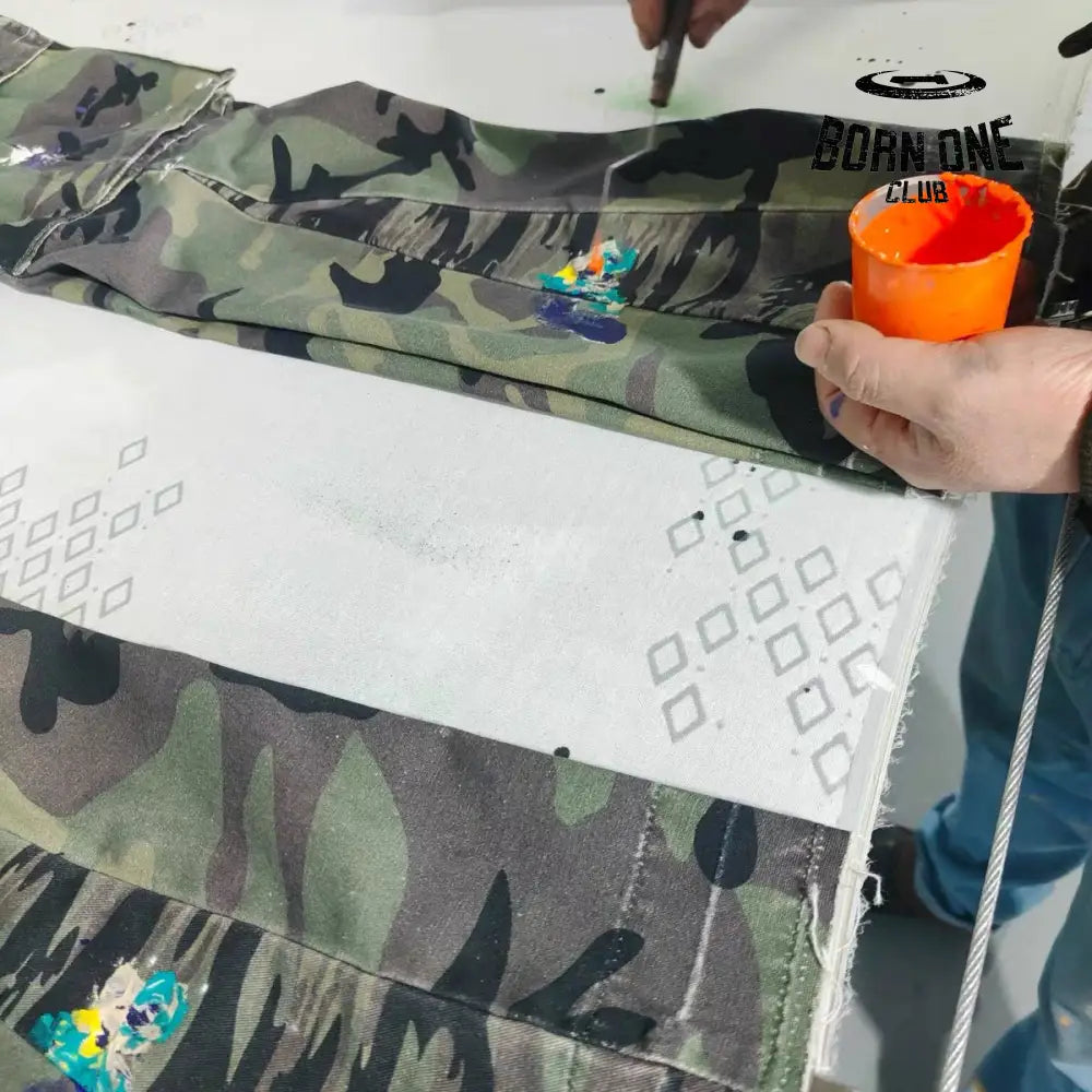 GALLERY DEPT CAMO FLARE PANTS Calça