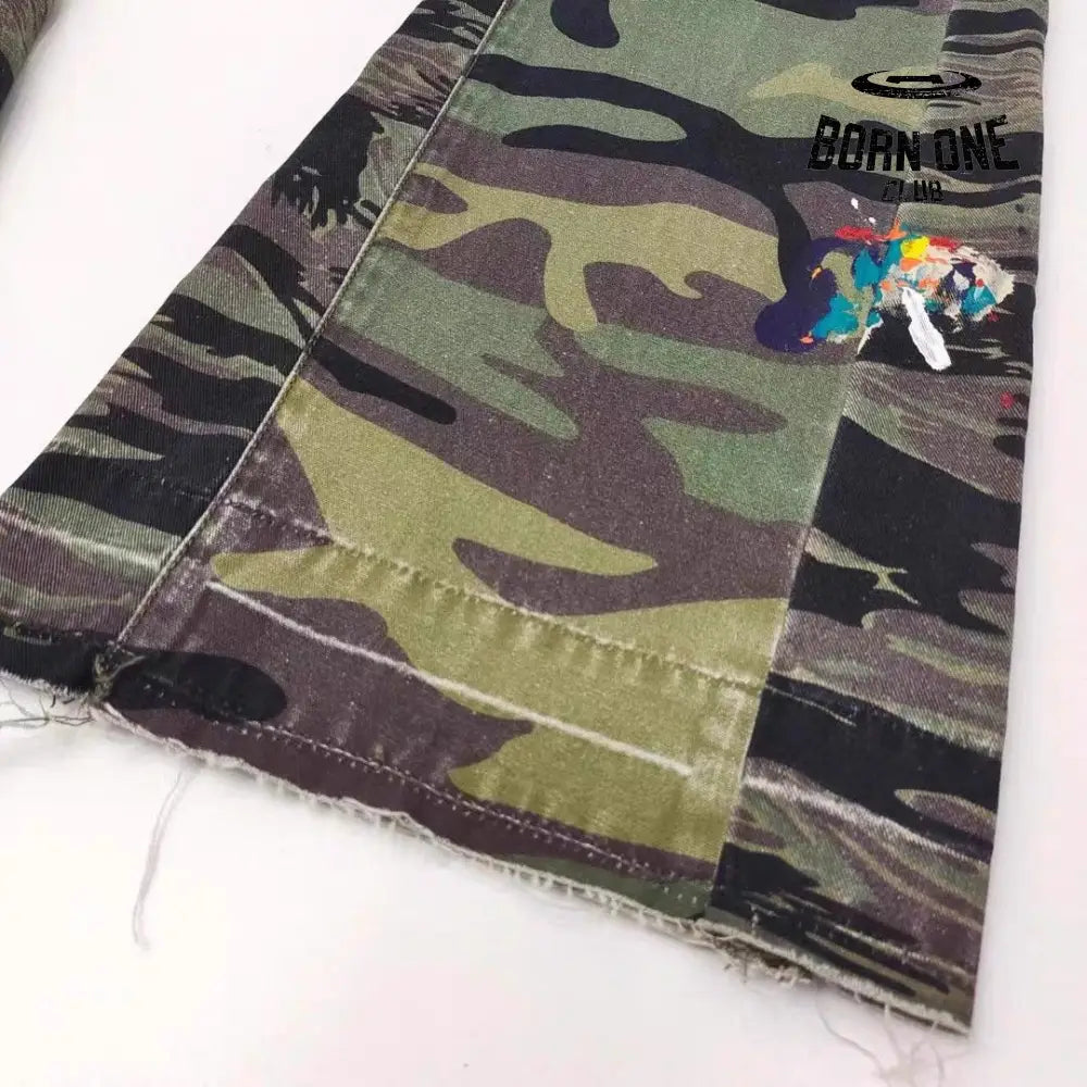 GALLERY DEPT CAMO FLARE PANTS Calça