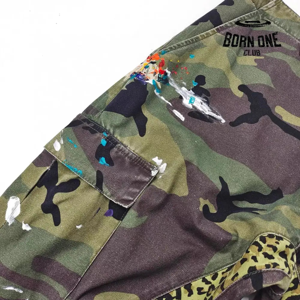 GALLERY DEPT CAMO FLARE PANTS Calça