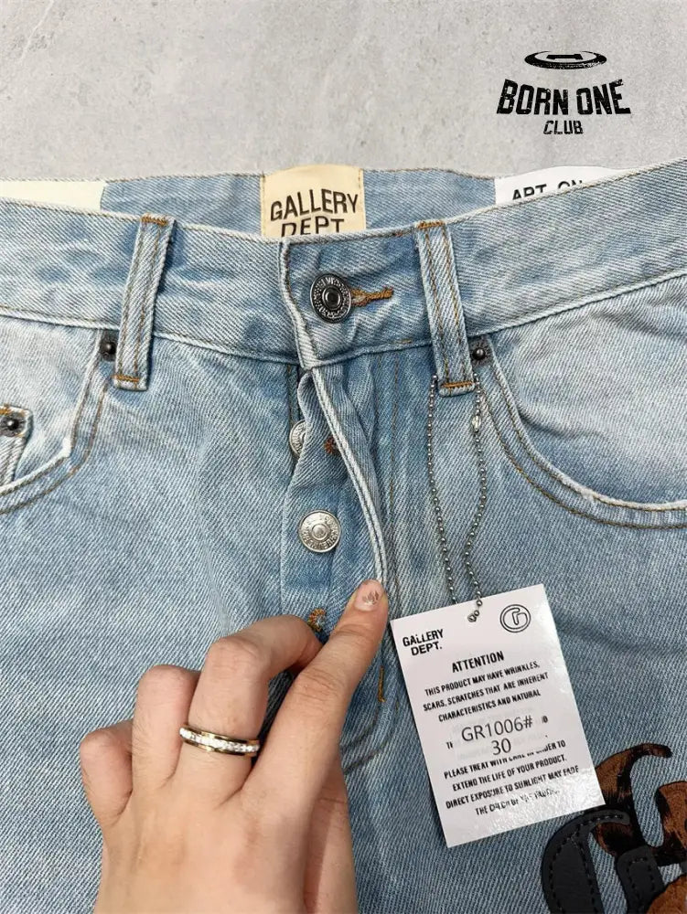 Gallery Dept Distressed Calça Jeans