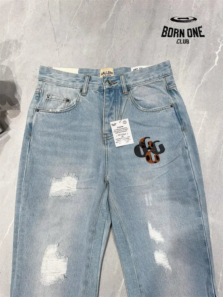 Gallery Dept Distressed Calça Jeans