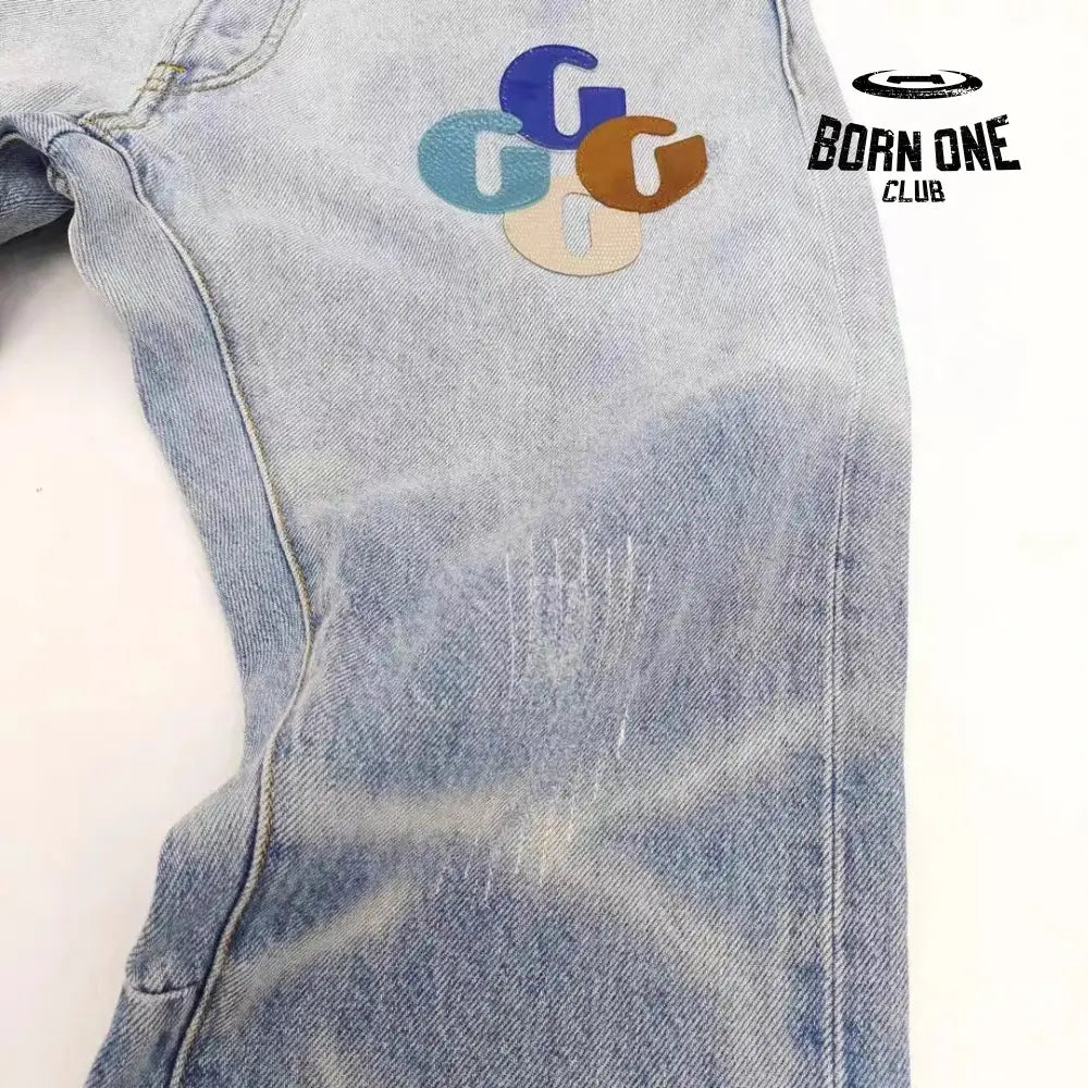 GALLERY DEPT G PATCH FLARE Calça Jeans