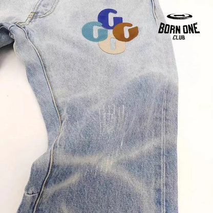 GALLERY DEPT G PATCH FLARE Calça Jeans