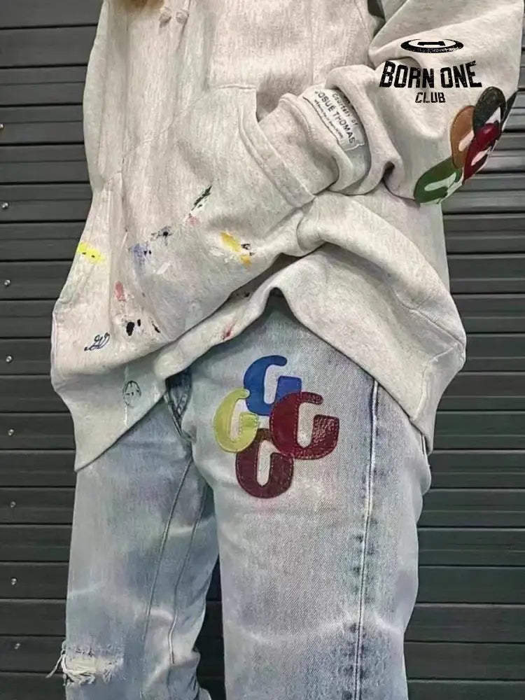 GALLERY DEPT G PATCH FLARE Calça Jeans