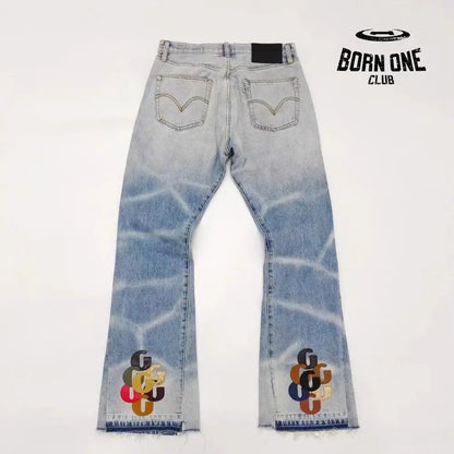 GALLERY DEPT G PATCH FLARE Calça Jeans