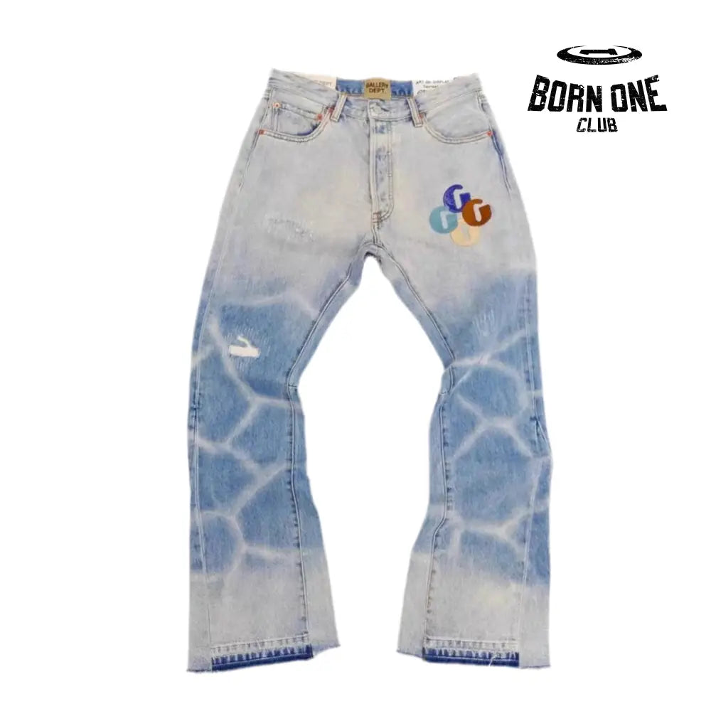 GALLERY DEPT G PATCH FLARE Calça Jeans