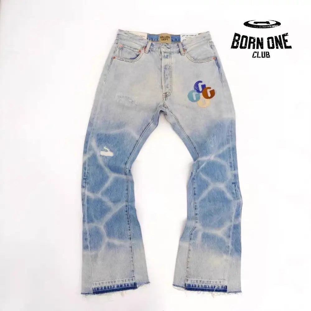 GALLERY DEPT G PATCH FLARE Calça Jeans