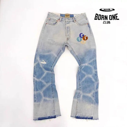 GALLERY DEPT G PATCH FLARE Calça Jeans