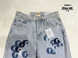 Gallery Dept Kenjima Distressed Wide-Leg Denim Pants Calça Jeans