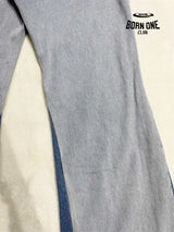 Gallery Dept Kenjima Distressed Wide-Leg Denim Pants Calça Jeans