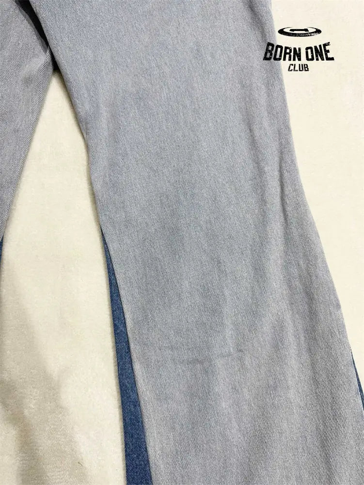Gallery Dept Kenjima Distressed Wide-Leg Denim Pants Calça Jeans