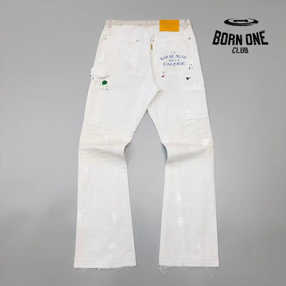 Gallery Dept. PAINTED CARPENTER FLARE Calça Jeans