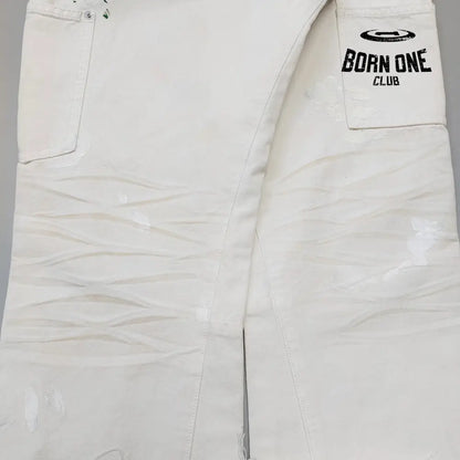 Gallery Dept. PAINTED CARPENTER FLARE Calça Jeans