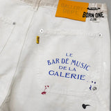 Gallery Dept. PAINTED CARPENTER FLARE Calça Jeans