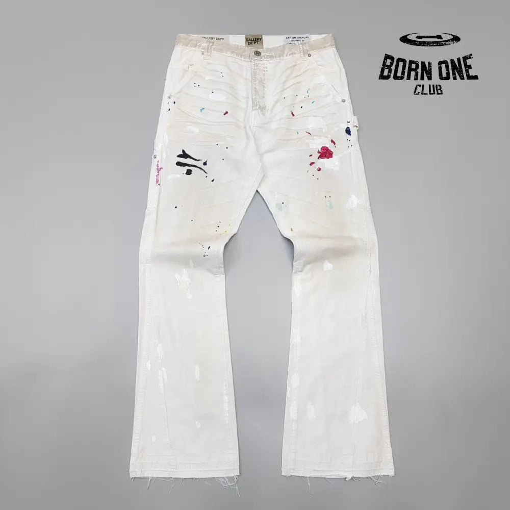 Gallery Dept. PAINTED CARPENTER FLARE Calça Jeans S