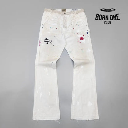 Gallery Dept. PAINTED CARPENTER FLARE Calça Jeans S