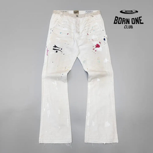 Gallery Dept. PAINTED CARPENTER FLARE Calça Jeans S