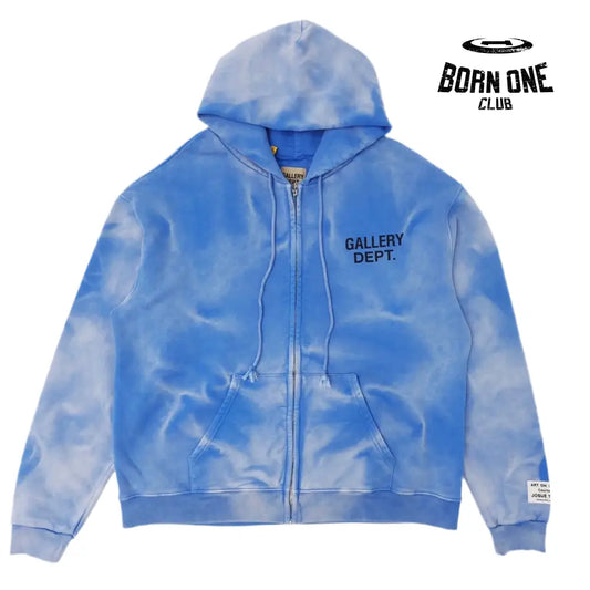 Gallery Dept SUN FADED LOGO ZIP HOODIE Moletom