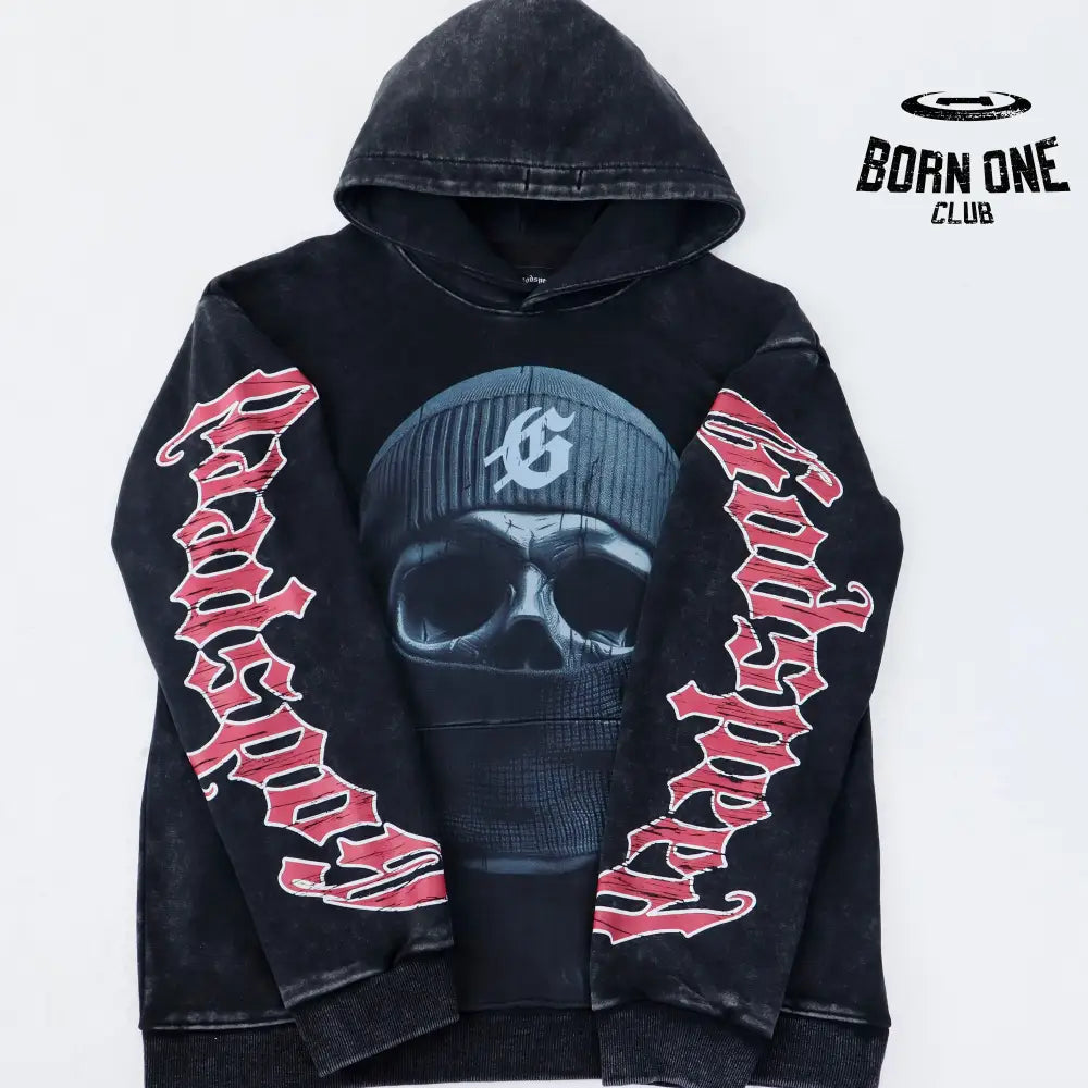 Godspeed Balaclava Szn Moletom #5535 Washed Black