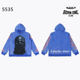 Godspeed Balaclava Szn Moletom #5535 Washed Blue