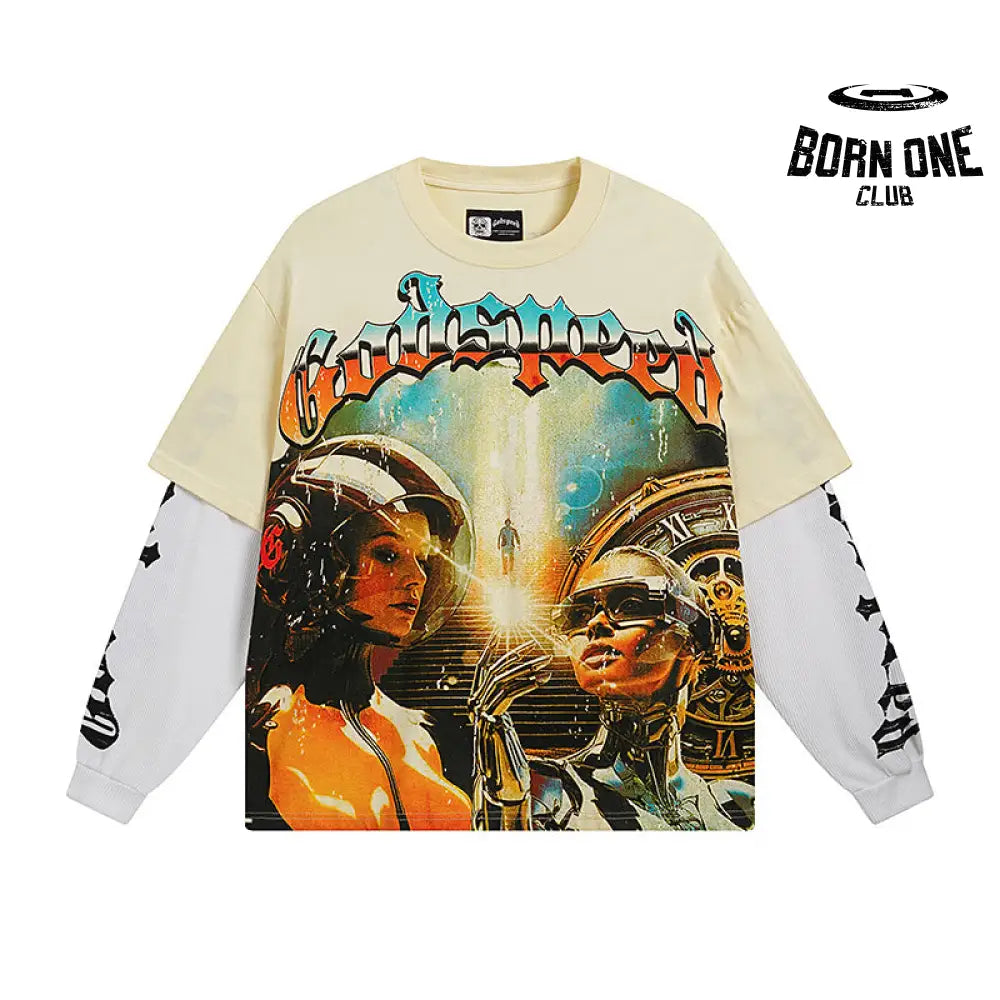 Godspeed Camiseta Manga Longa