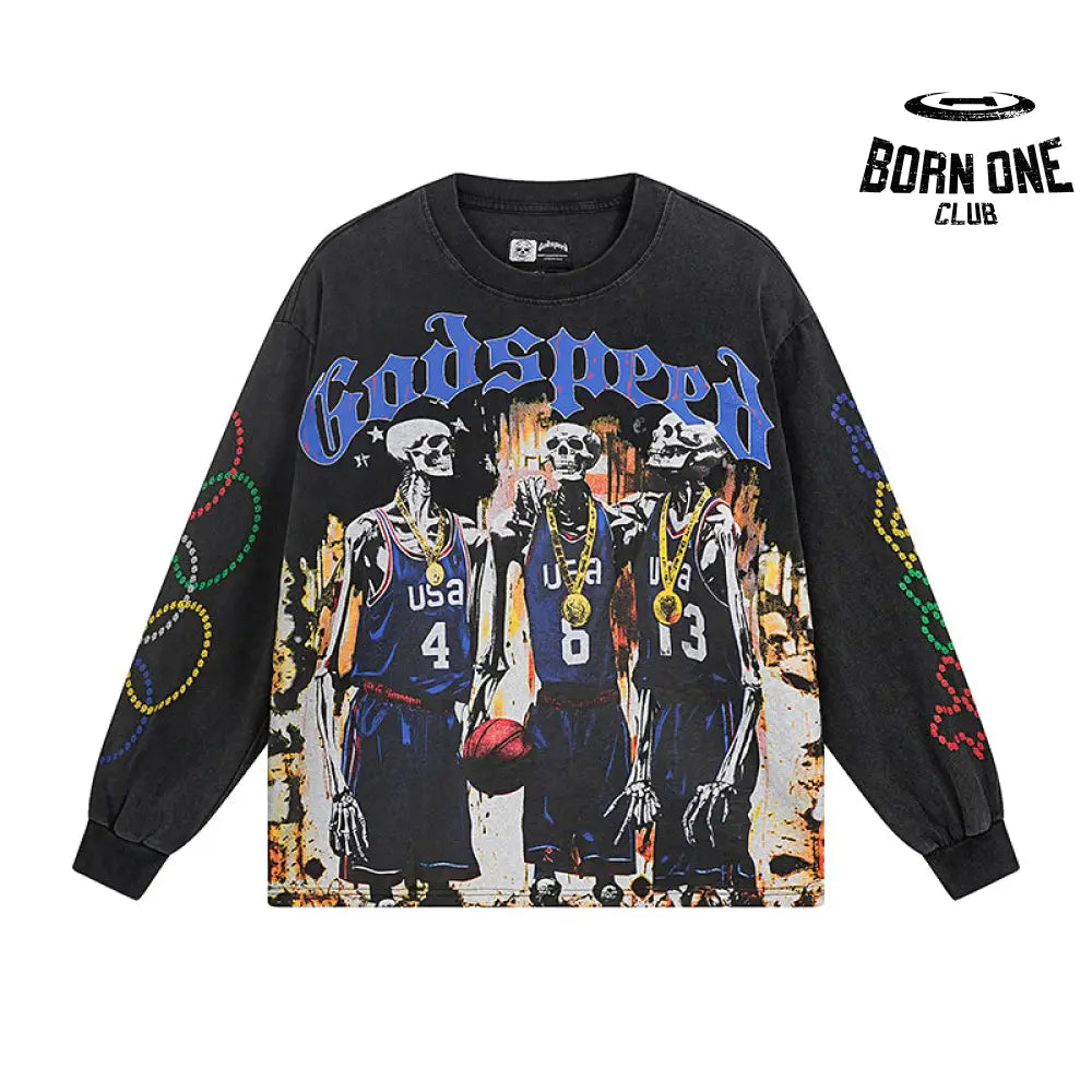 Godspeed Camiseta Manga Longa