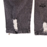 Godspeed Embroidered Multi-Pocket Calça Jeans Smoky Gray
