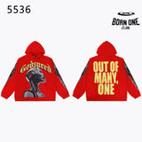 Godspeed Robot Print Moletom #5536 Washed Red