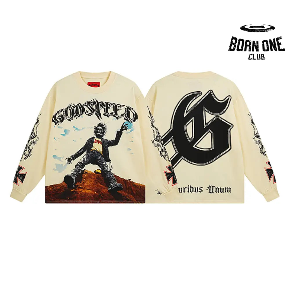 Godspeed Camiseta Manga Longa