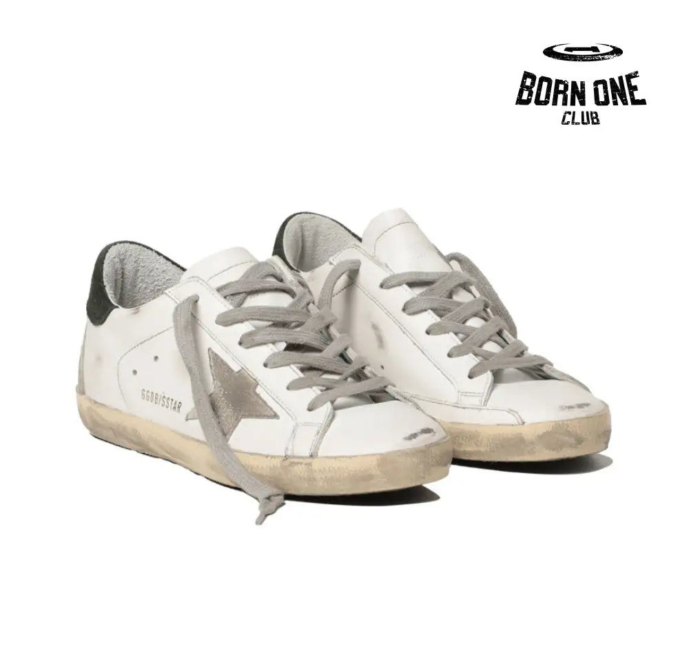 Golden Goose Super-Star green tail Low