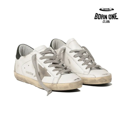 Golden Goose Super-Star green tail Low