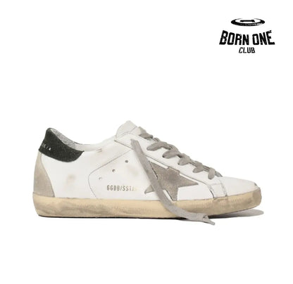 Golden Goose Super-Star green tail Low