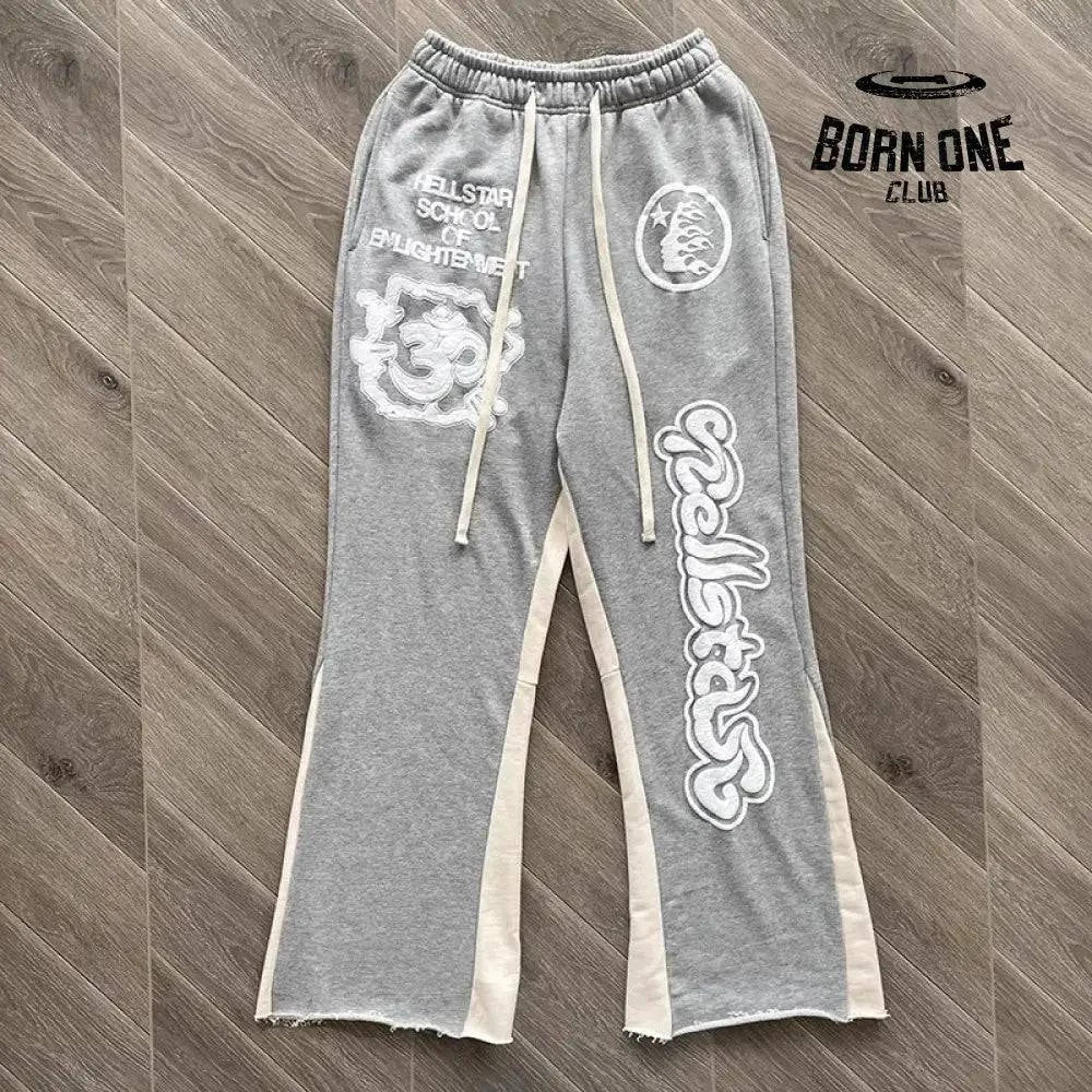 Hellstar Calça Moletom CINZA / L