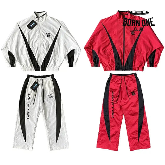 Hellstar Conjunto de jaqueta calça