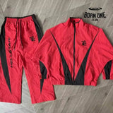 Hellstar Conjunto de jaqueta calça