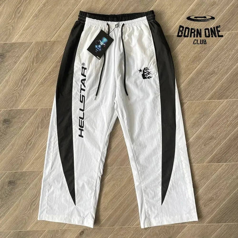 Hellstar Conjunto de jaqueta calça Branco / M