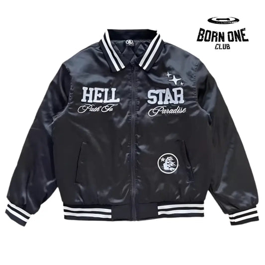 Hellstar Jaqueta Bomber Colegial Bordado