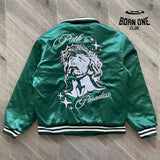 Hellstar Jaqueta Bomber Colegial Bordado