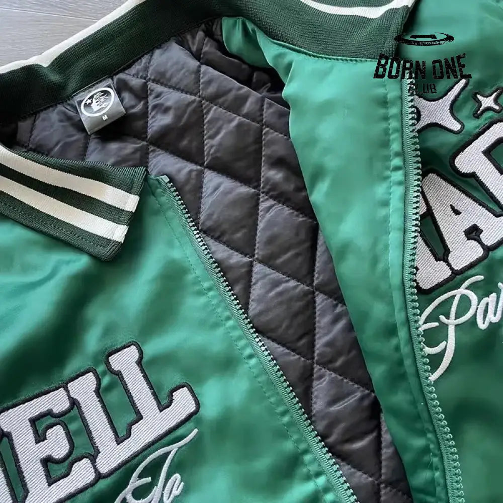Hellstar Jaqueta Bomber Colegial Bordado