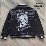 Hellstar Jaqueta Bomber Colegial Bordado