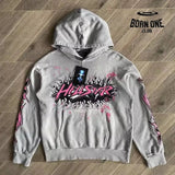 Hellstar Moletom Conjunto Moletom cinza/rosa / L