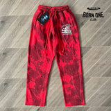 Hellstar Moletom Conjunto Tie Dye Hoodie
