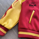 Hellstar Records Logo bordado Jaqueta colegial bomber
