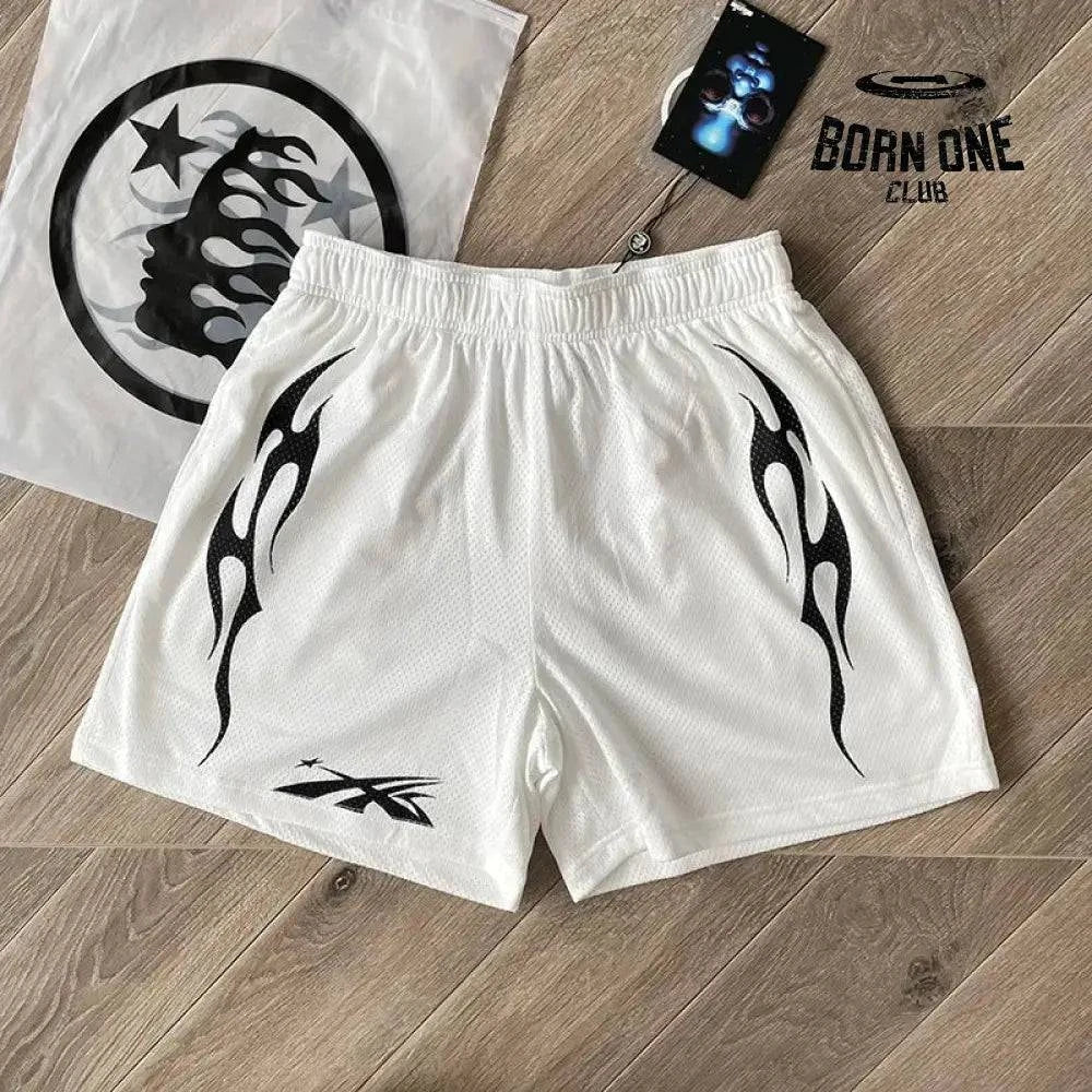 Hellstar Shorts Bermuda Branco / L