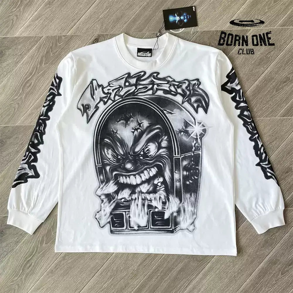Hellstar Studios Airbrushed Camiseta Manga Longa