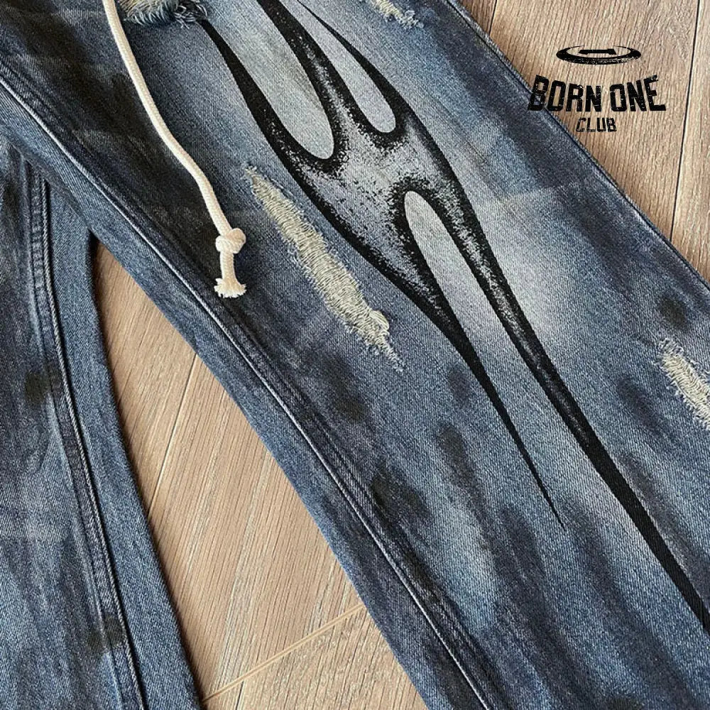 HELLSTAR STUDIOS Calça Jeans